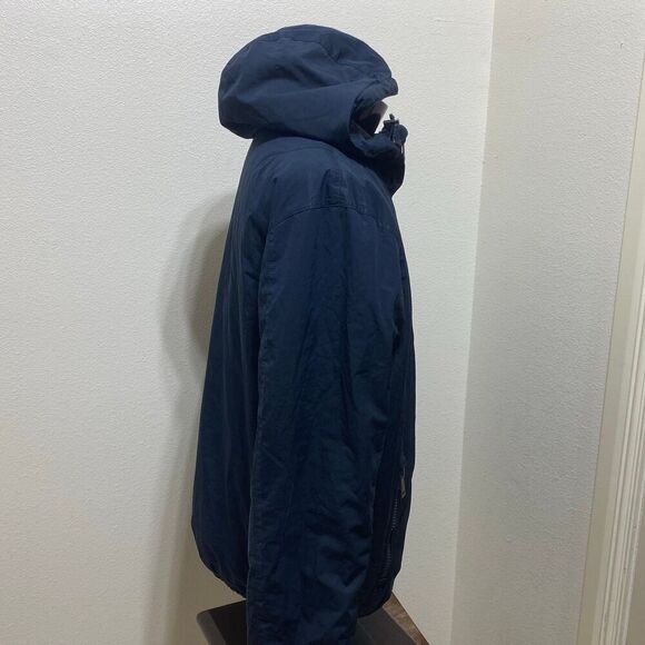 Polo Ralph Lauren Hooded Anorak Down Jacket Coat Navy Blue Men’s Size Large - Picture 6 of 12